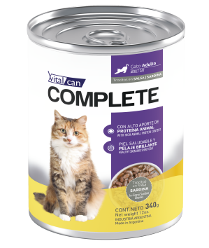 [132199] Complete Trocitos en Salsa Sardina Gato Adulto