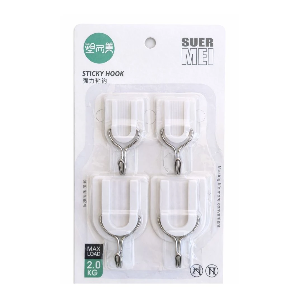PERCHITA AUTOADHESIVA X 4 "U"