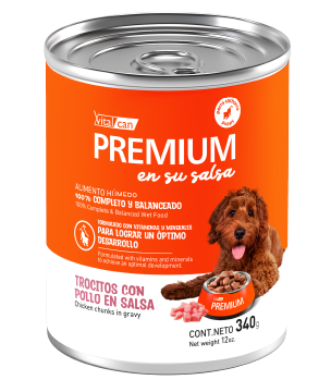 [132185] Premium en su Salsa Pollo Perro Cachorro