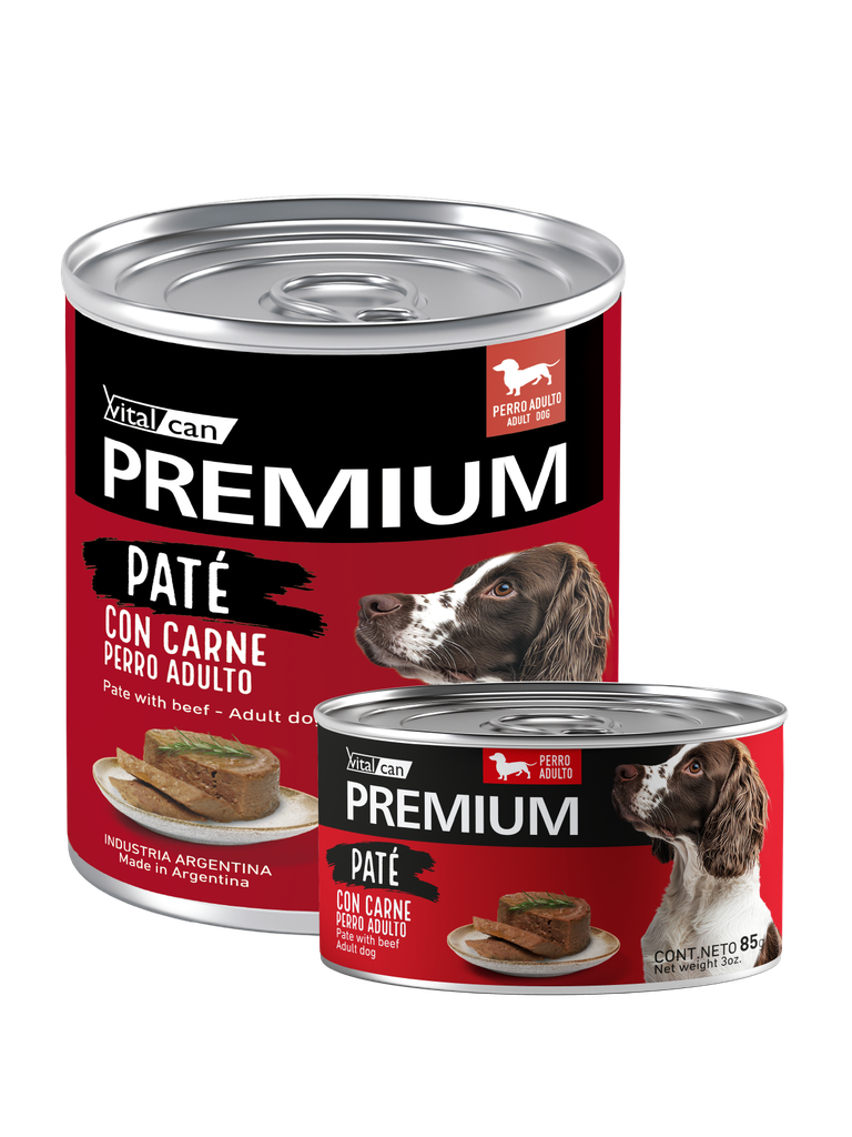 Premium Pate Con Carne Perro Adulto