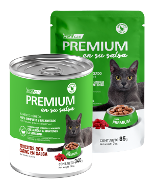 Premium en su Salsa Carne Gato Adulto