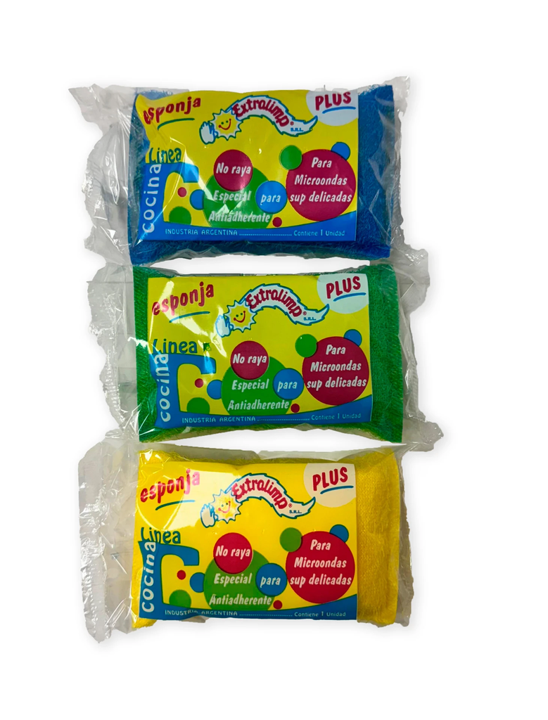 ESPONJOSA EXTRALIMP PLUS X 12 UNID