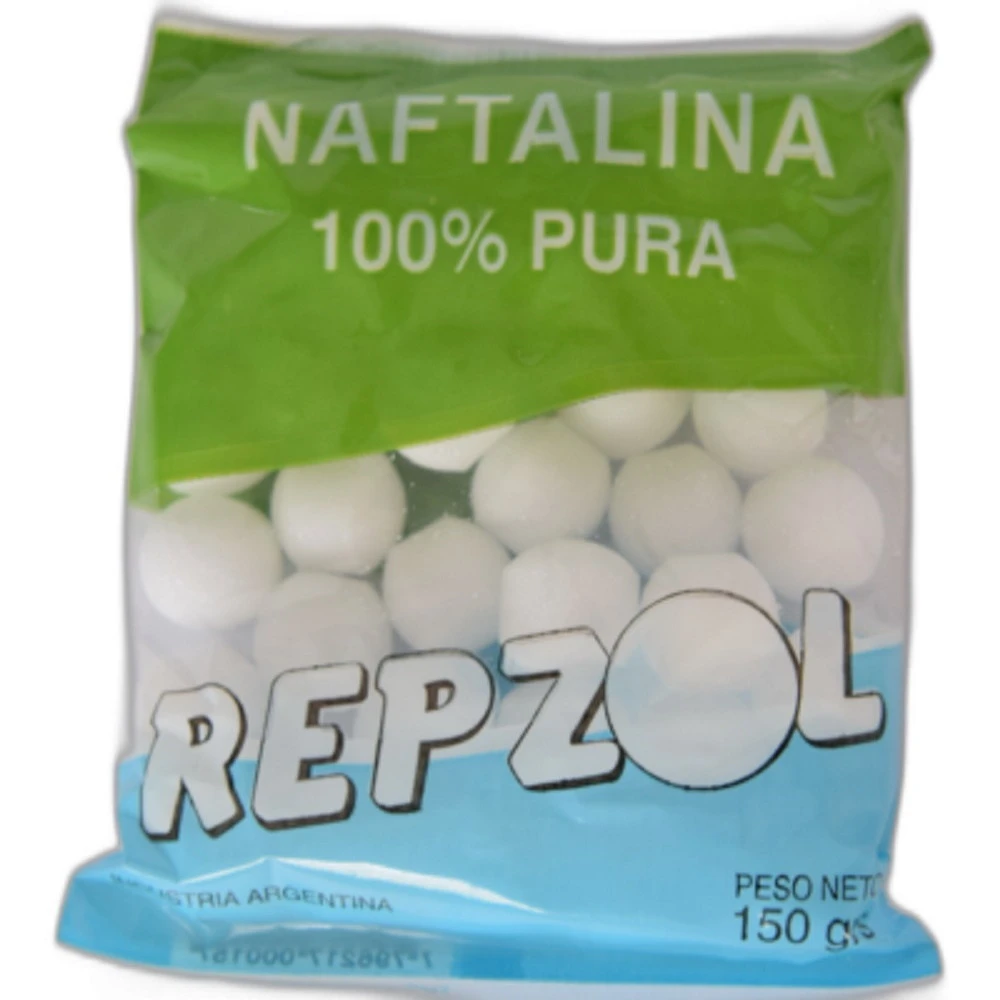 NAFTALINA PURA REPZOL 150G X 12U