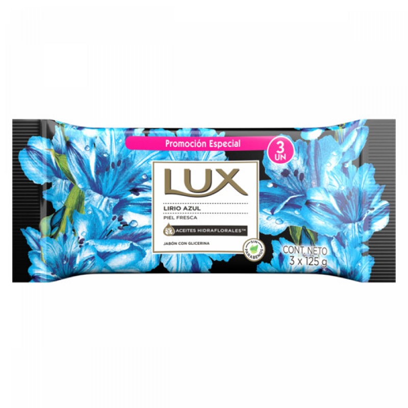 Jabón de tocador Lux de 125 g x 3 unidades