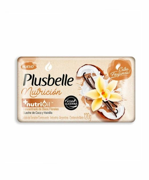 Jabón de tocador Plusbelle x 120 g