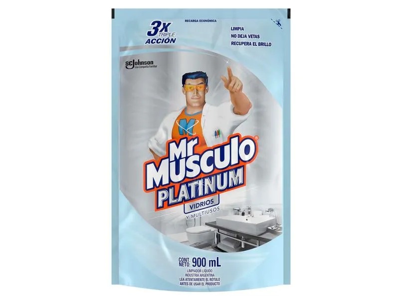 [COG-MIG13-15530] Mr Músculo Platinum Vidrios y Multiusos x 900 ml