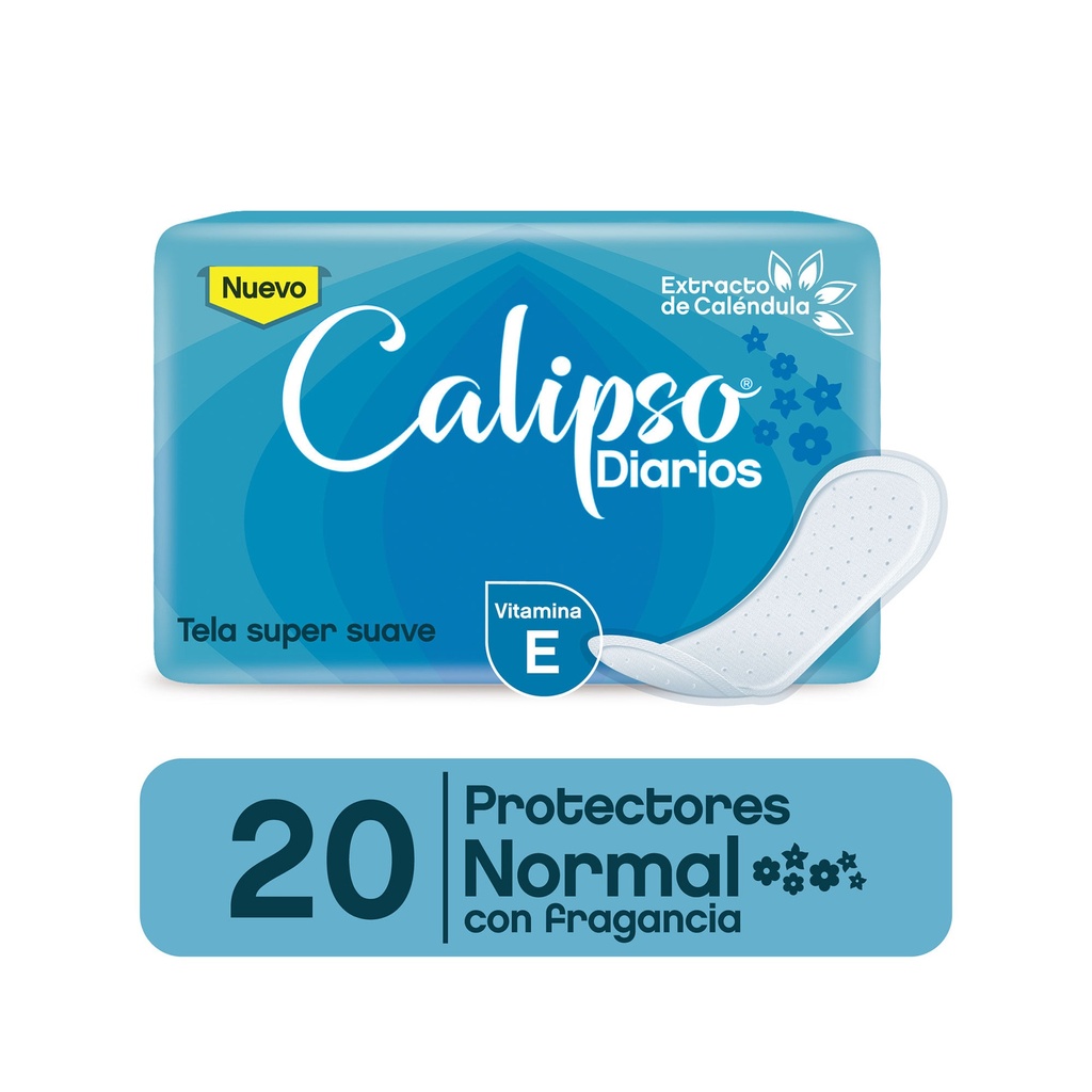 Calipso Diario Normal con Fragancia x 20un