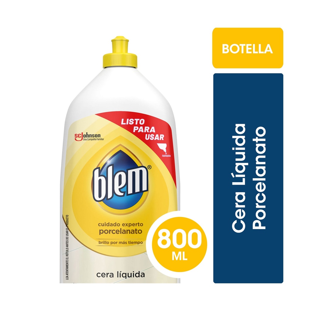 [COG-MIG13-19951] Cera líquida Blem Porcelanato Incoloro x 800 ml