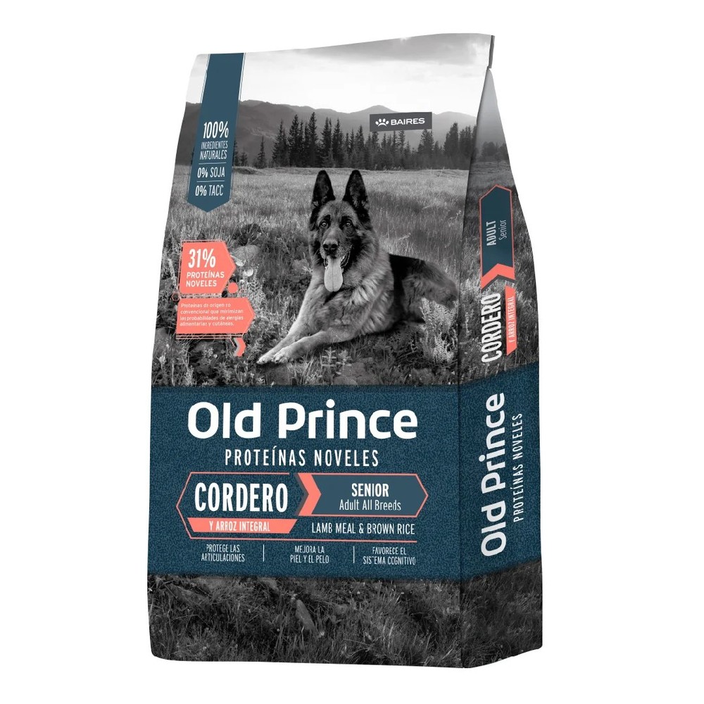 [COG-MIG13-15552] Old Prince Cordero y Arroz Adulto Senior x 15kg