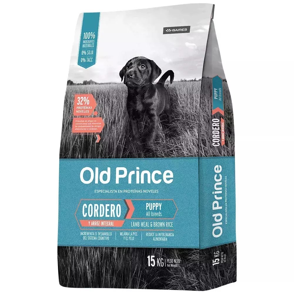 [COG-MIG13-15854] Old Prince Cordero y Arroz Cachorro x 15 kg