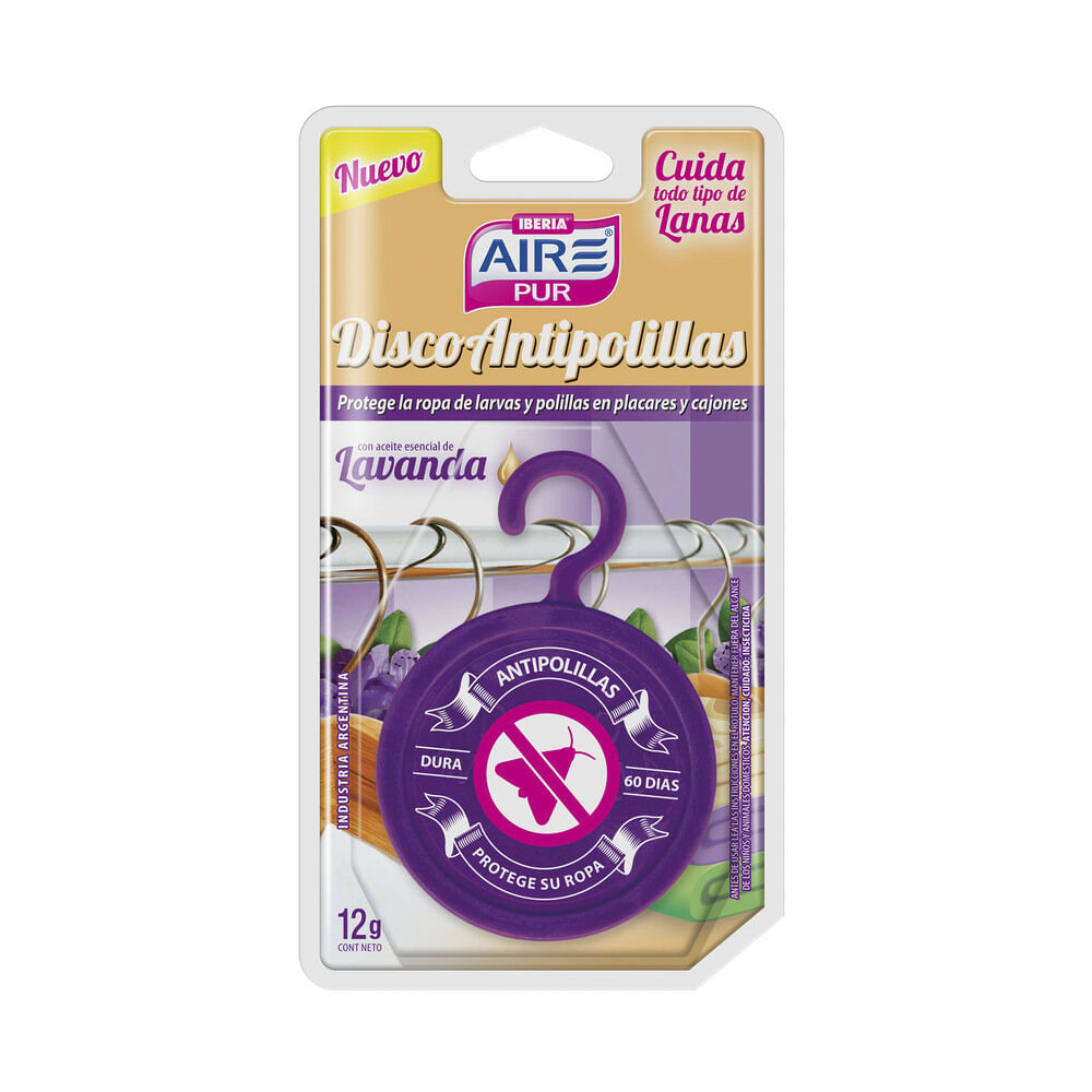 Disco Antipolillas x 12grs