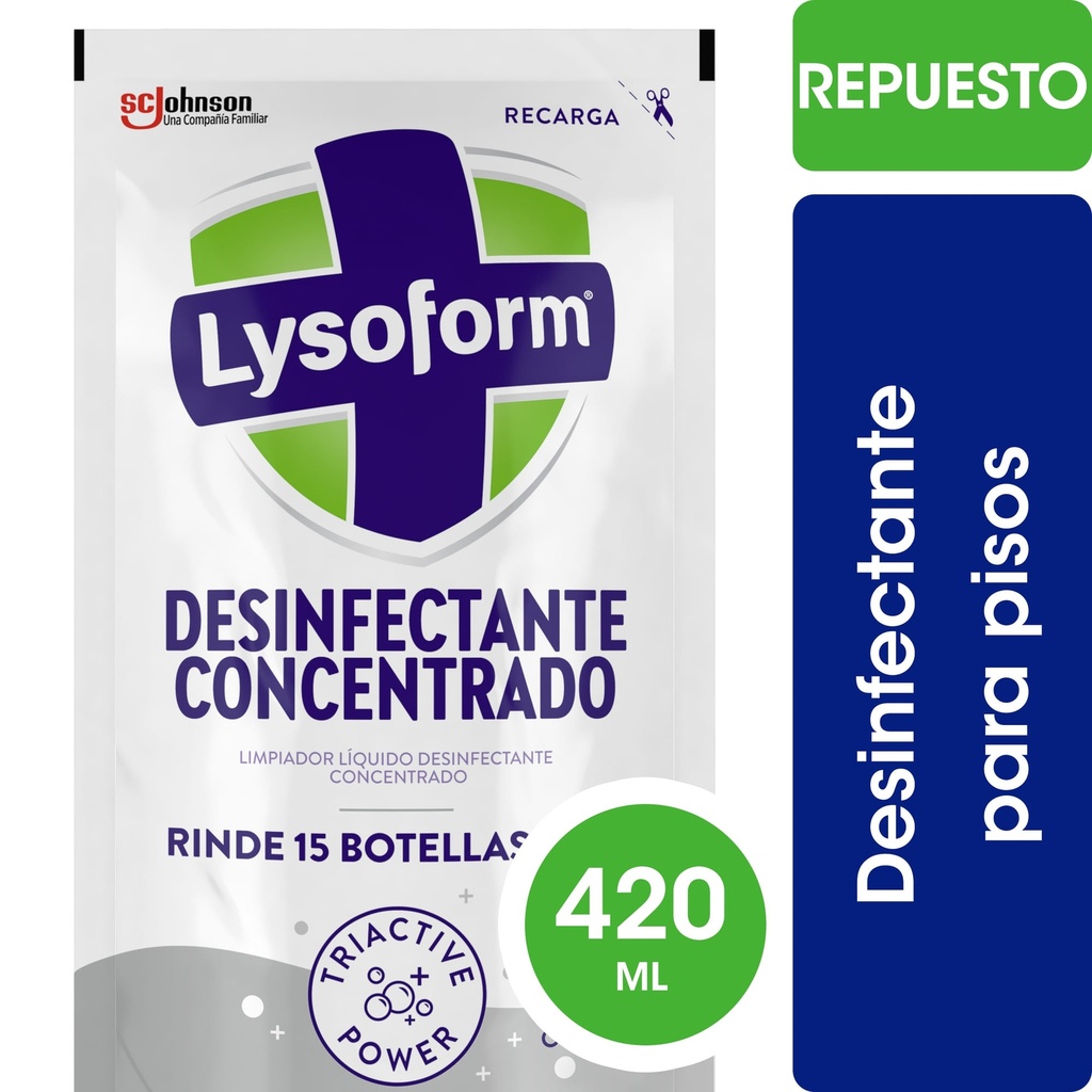 Lysoform Desinfectante Concentrado x 420ml