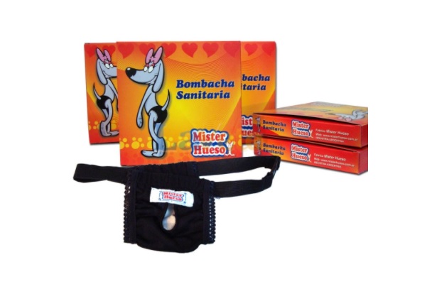 Bombacha sanitaria con puntilla Mister Hueso talle 2