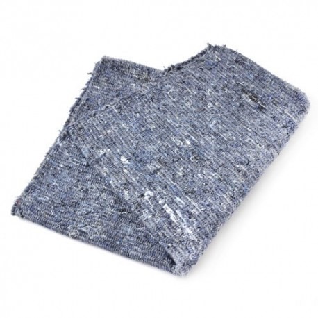 Trapo de piso tejido gris Clásico Fibran Clean 50 x 57 cm