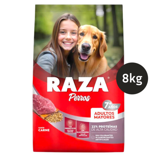 Raza Perros Adultos Mayores de 7 Años Carne