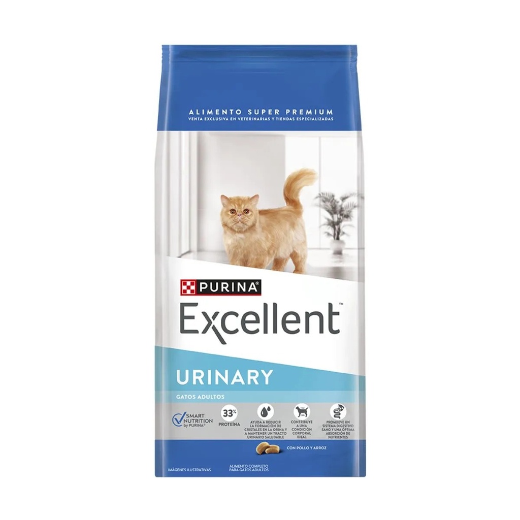 Excellent URINARY CAT con Pollo y Arroz