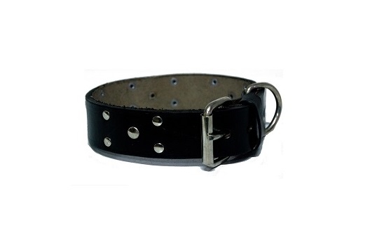 Collar de Cuero con Tachas