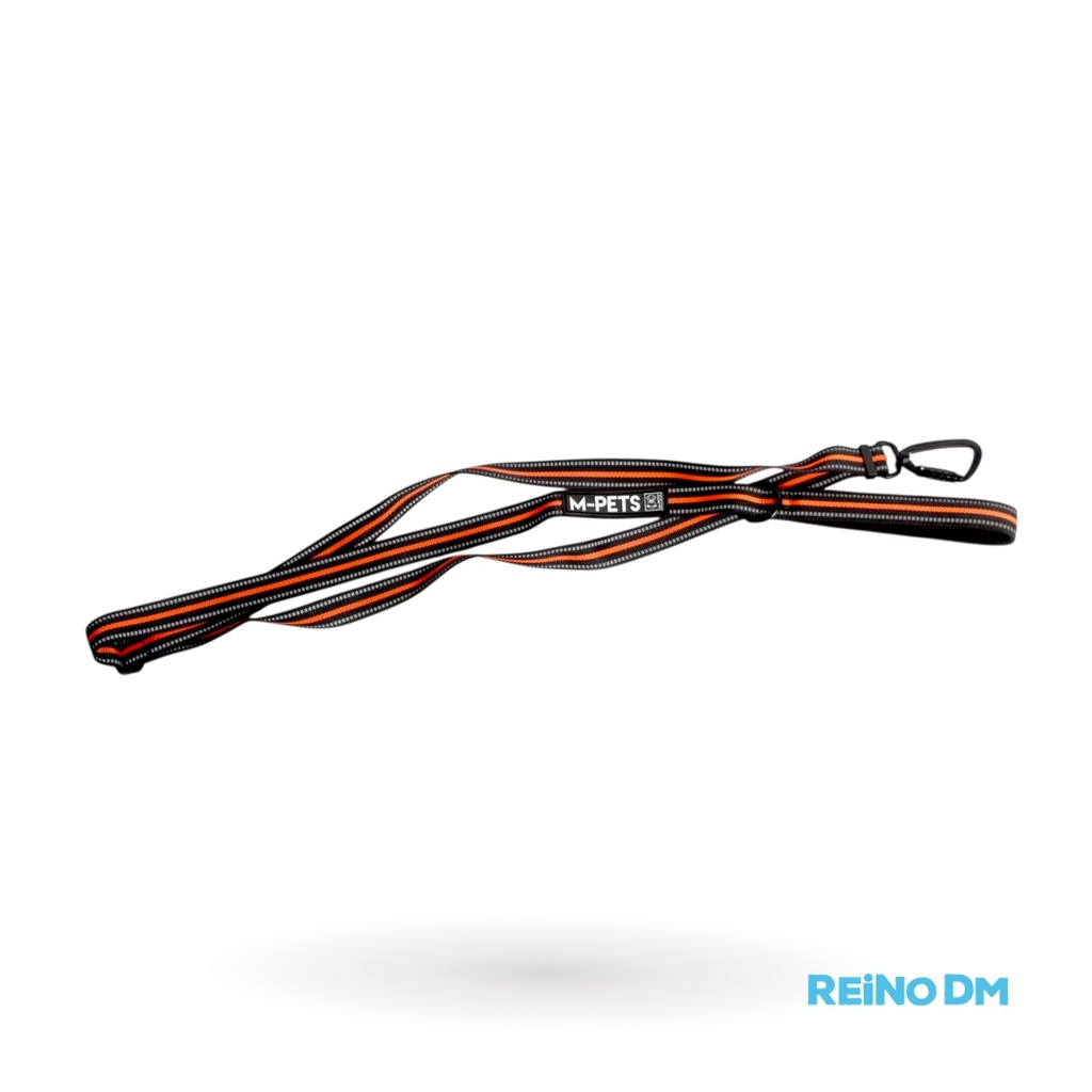Correa Hiking Leash Naranja y Negro