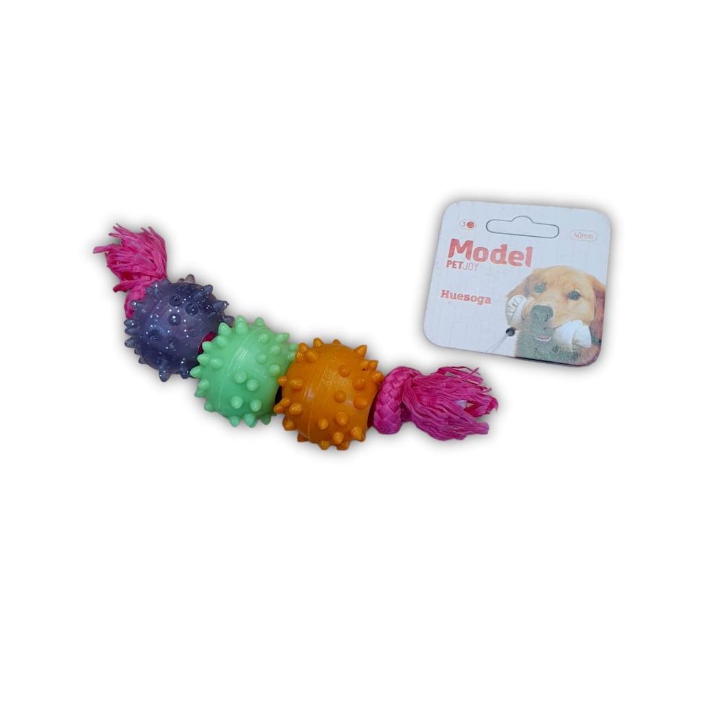Hueso de Hilo con 3 Pelotas