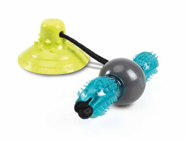 [10641599] M-Pets Jump Dog Toys Doble Stick Verde