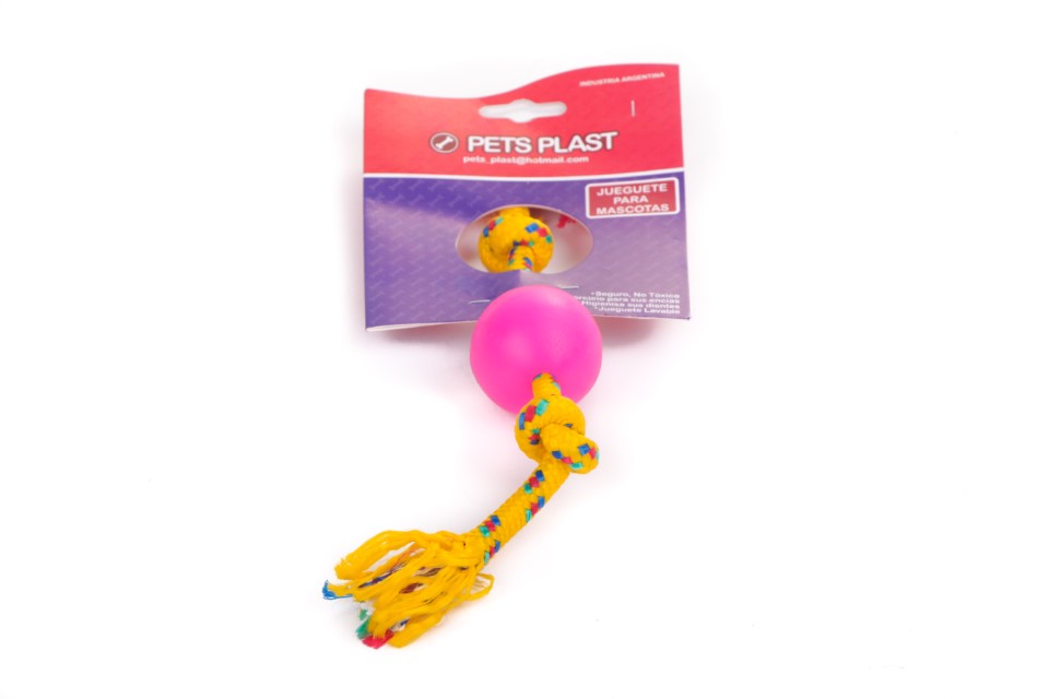 Pelota De Goma Grande Con Soga Alpina S903