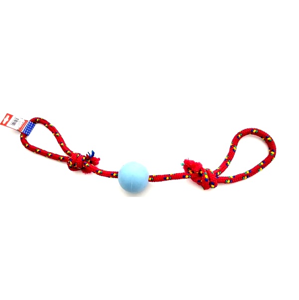 [231280] Pelota De Goma Grande Con Soga Alpina 15Mmx75Cm S105