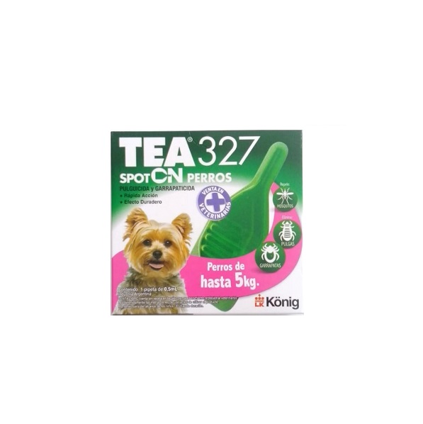 Pipeta Pulguicida TEA 327 Perro KONIG