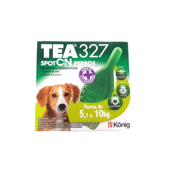 Pipeta Pulguicida TEA 327 Perro KONIG