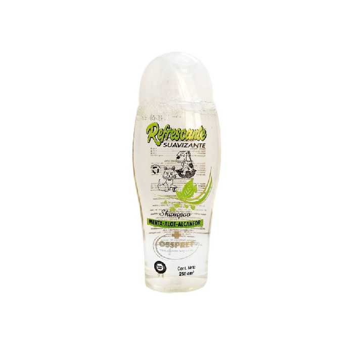 Shampoo Menta Aloe Alcanfor Refrescante 250 Cm3. - OSSPRET