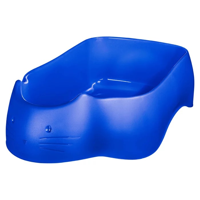 [66170] Litera Caja Sanitaria Forma de Gato Azul Sanremo