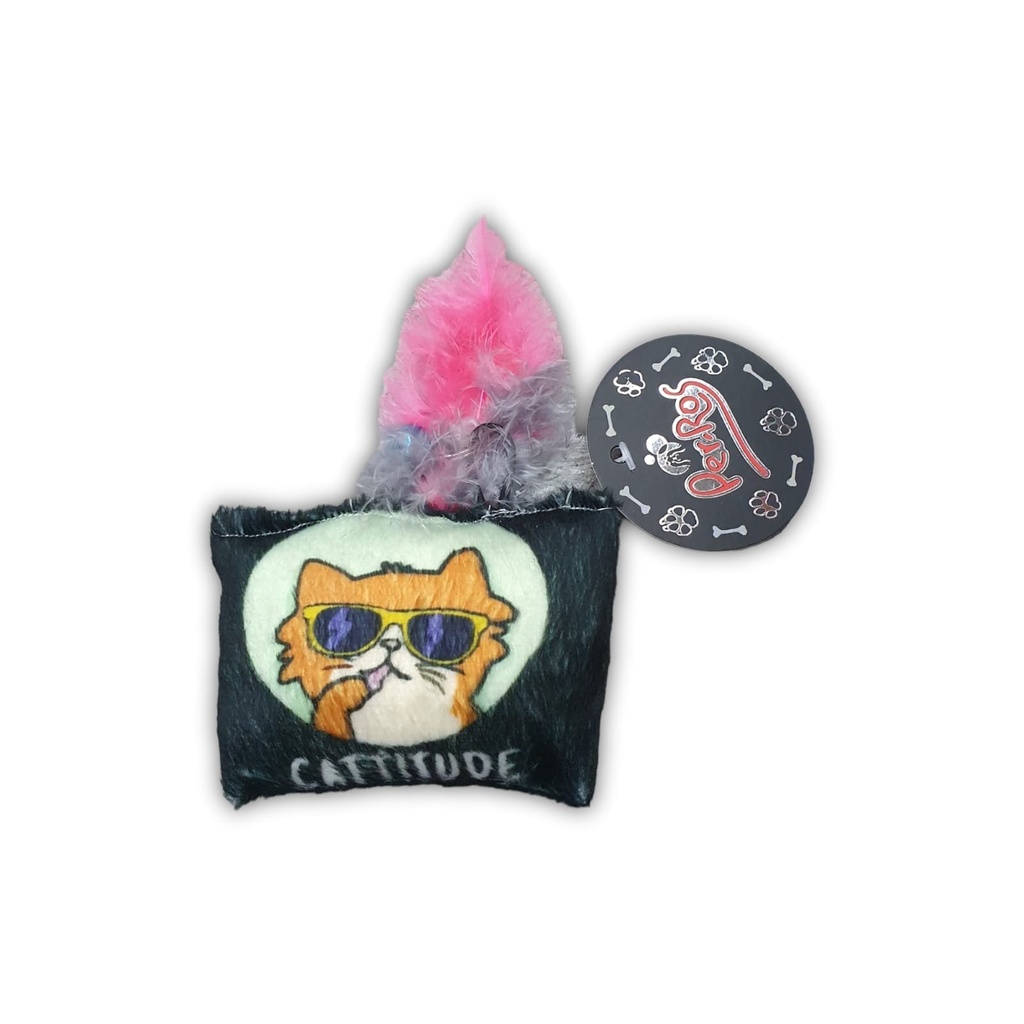 Juguete Para Gato Cattitude Con Plumas