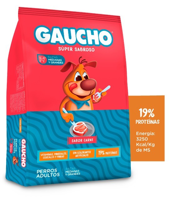 Gaucho Perros Adultos Carne