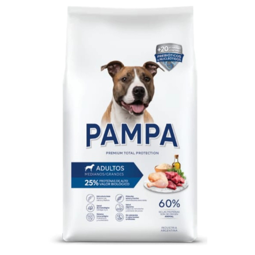 [7921] Pampa Perros Adultos Razas Medianas y Grandes 20 kg