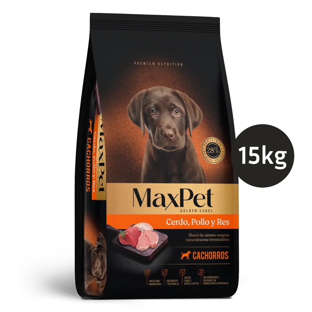 [3101] MaxPet Perros Cachorros 15 kg
