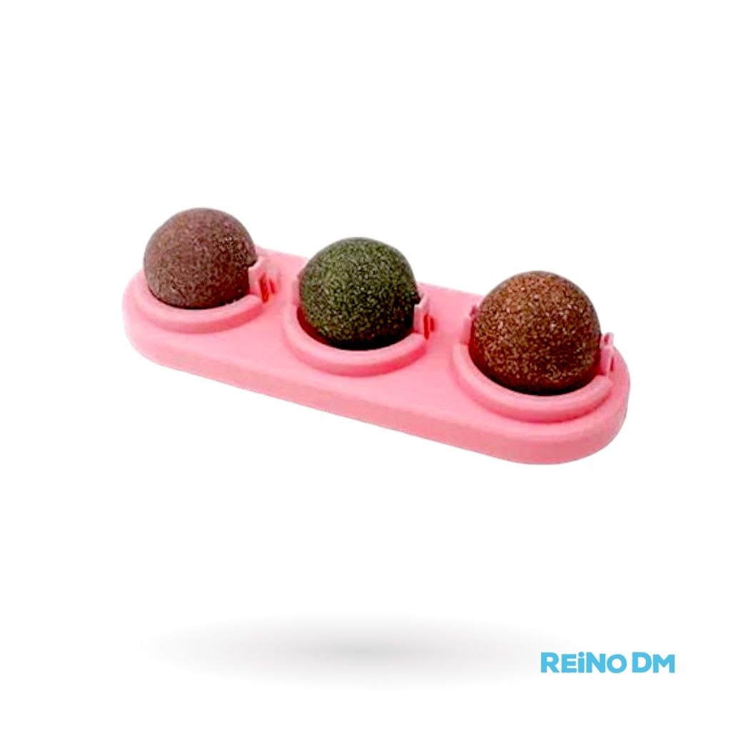 Set de Tres Bolas de Catnip 14x5 cm