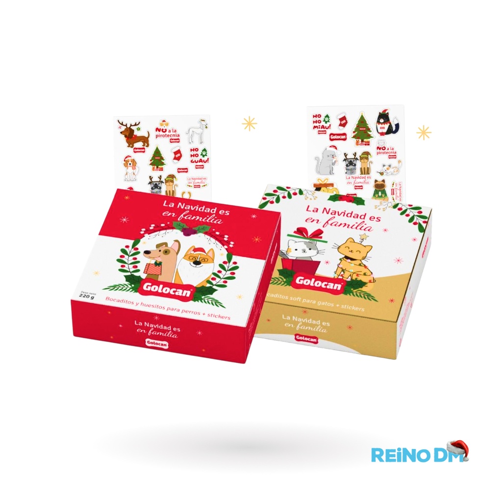 CAJAS NAVIDEÑAS X12 UNIDADES PERRO