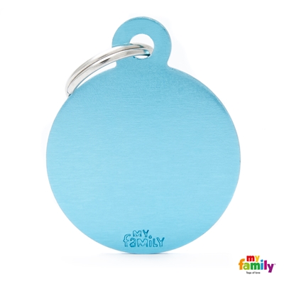 MEDALLA BASIC BIG ROUND ALUMINUM LIGHT BLUE MFB60 - MY FAMILY