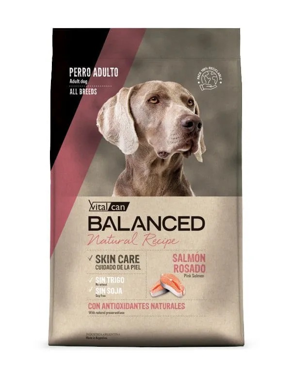 Balanced Natural Recipe Perro Adulto Salmon Rosado