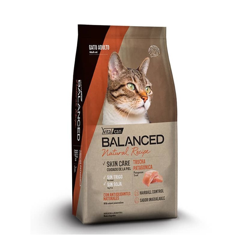 [21740] Balanced Natural Recipe Gato Adulto Trucha Patagonica (3 kg)