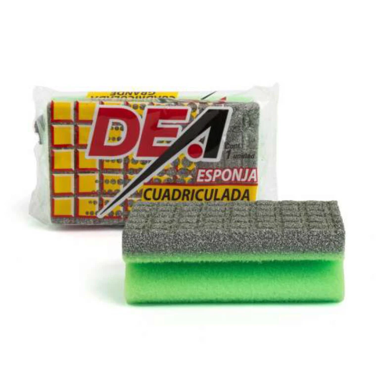 ESPONJA CUADRICULADA GRANDE DEA X 12U