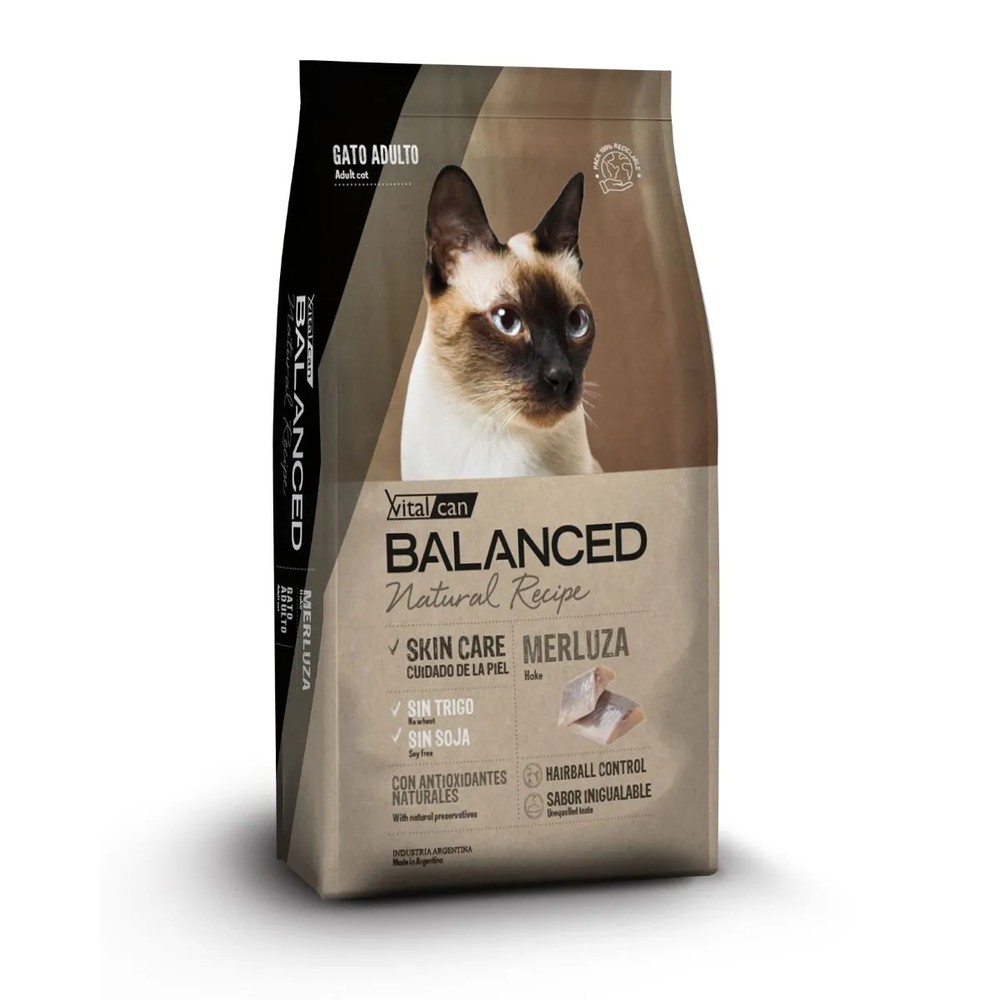 Balanced Natural Recipe Gato Adulto Merluza