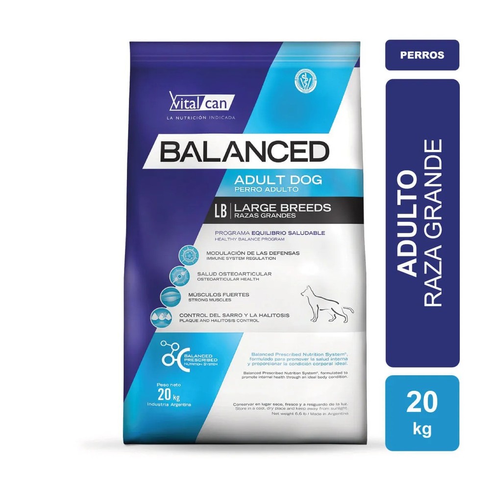 [11722] Balanced Perro Adulto Raza Grande (3 kg)