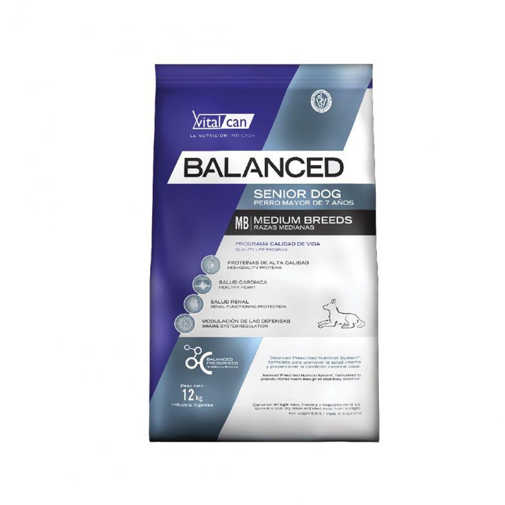 [11732] Balanced Perro Senior Raza Mediana (3 kg)