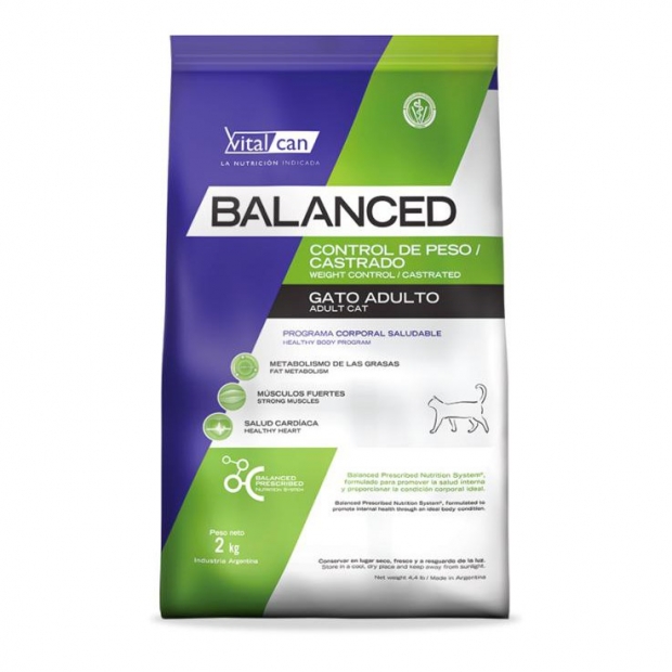 [21707] Balanced Gato Ctrl. Peso/Cstrdo. (2 kg)