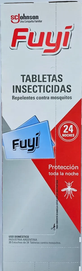 FUYI CAJA 20 X 24 TABLETAS