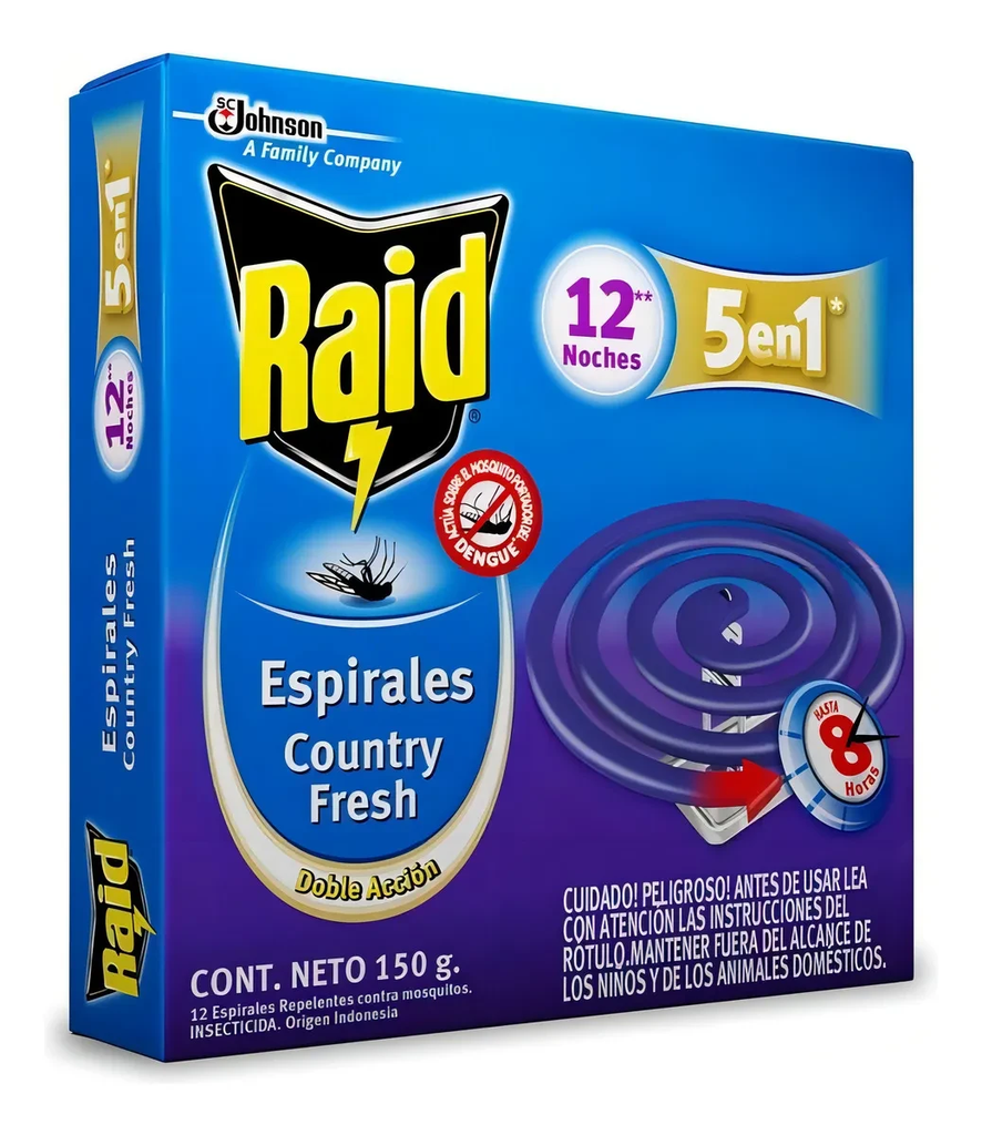 RAID ESPIRALES COUNTRY FRESH X 12