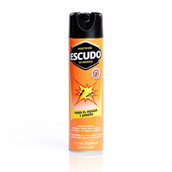 INSECTICIDA ESCUDO P/HOGAR Y JARDIN 390 CC X12