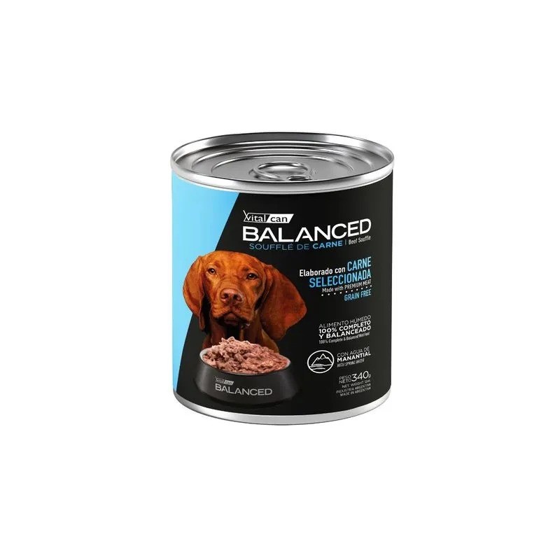 [132054] Balanced Souffle de Carne Perro Adulto (85 g x 12 u)