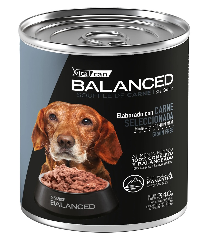 Balanced Souffle de Carne Perro Senior