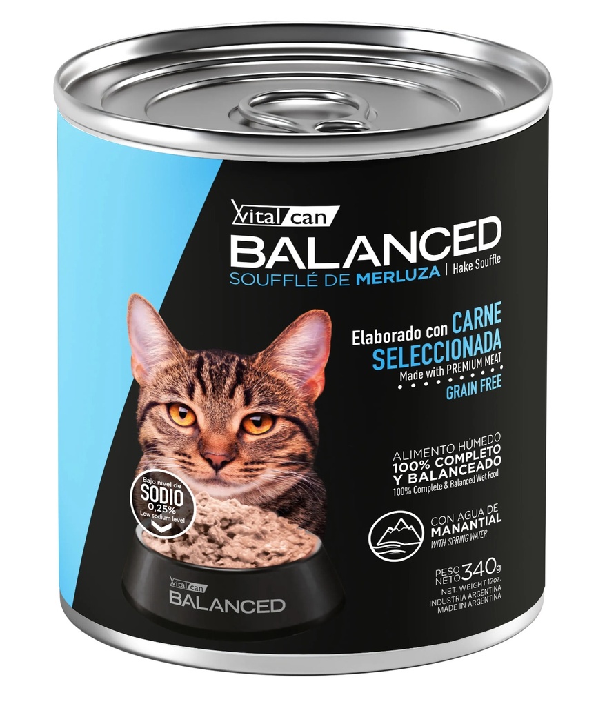 Balanced Souffle de Merluza Gato Adulto